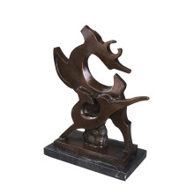 Abstrakte Tierstatue-Elch-Dekorations-Bronze-Skulptur Tpy-188